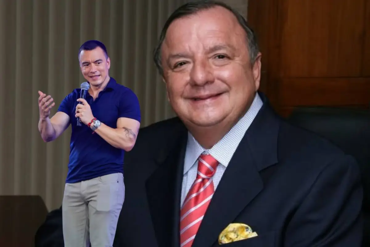 Daniel Noboa y Álvaro Noboa, padre e hijo, figuras clave de la política ecuatoriana