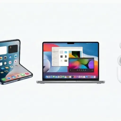 Apple prepara su gama Ultra: iPhone plegable, MacBook Pro con pantalla OLED táctil y AirPods con cámara