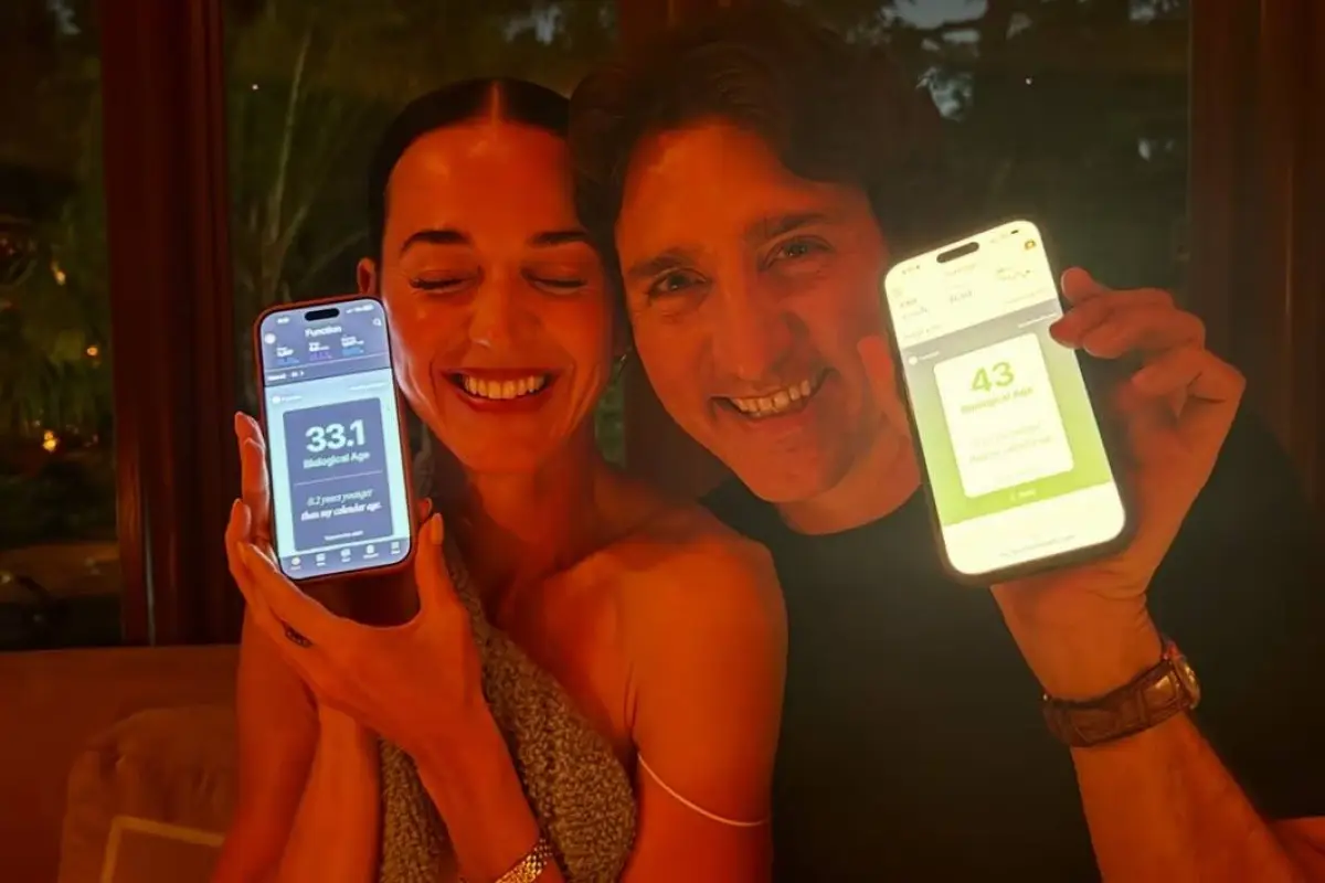 Katy Perry y Justin Trudeau 