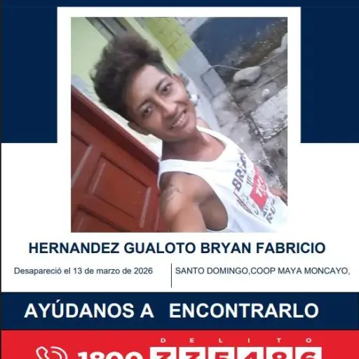 Santo Domingo: hombre desaparece tras salir de casa y su celular permanece apagado