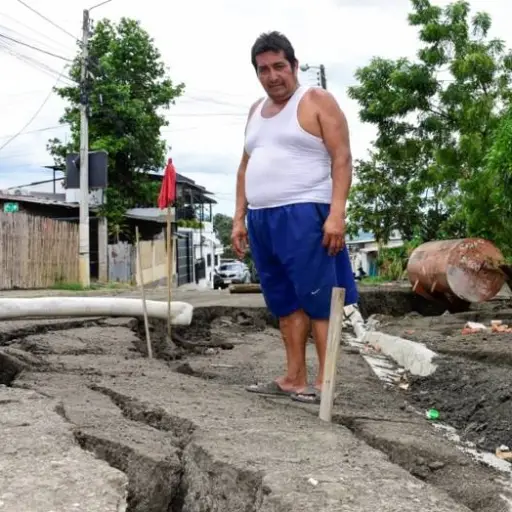 Portoviejo: Hay más de 500 familias en zona de riesgo por inundación y deslizamiento 