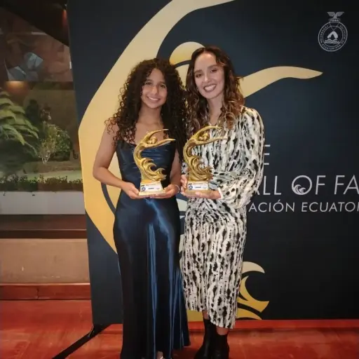Uma Córdova, mejor nadadora prejuvenil de Ecuador 2025