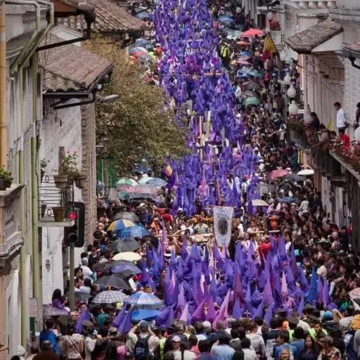 Quito ajusta ruta y despliega 812 policías para la procesión Jesús del Gran Poder 2026