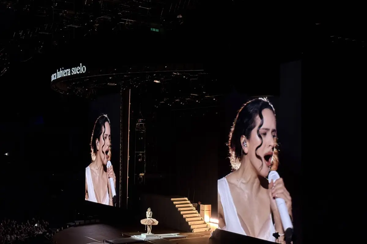 La artista Rosalía, en el primero de sus conciertos en Madrid, Europa Press