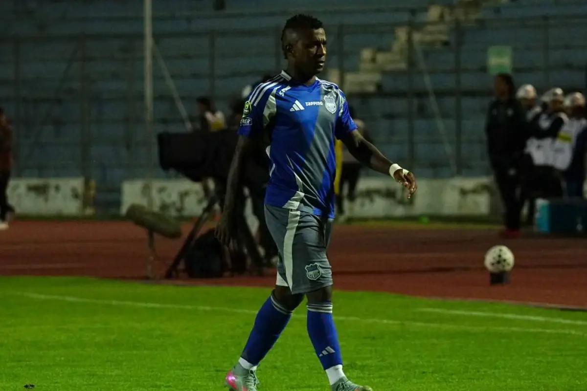 El futbolista ecuatoriano Miller Bolaños durante un partido reciente con Emelec. 