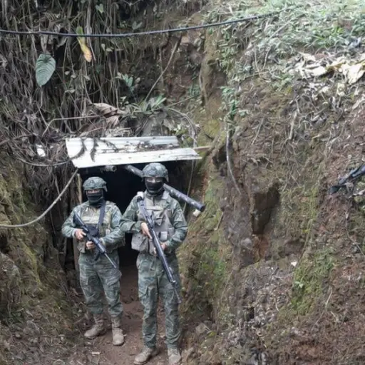 Inhabilitan bocaminas y destruyen material para minería ilegal en Azuay