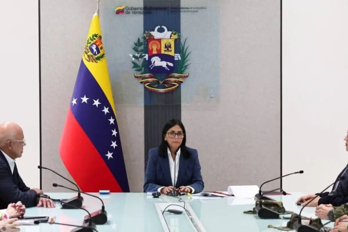 La presidente encargada de Venezuela, Delcy Rodríguez.