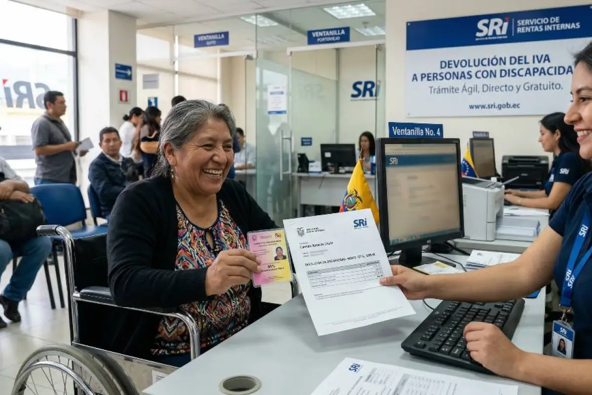 Devolución del IVA personas con discapacidad trámite SRI Ecuador 2026