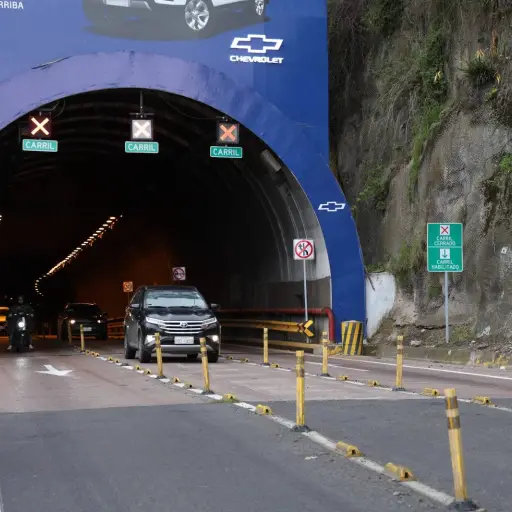 Aumenta el flujo vehicular en el túnel Guayasamín y bajan los tiempos de espera