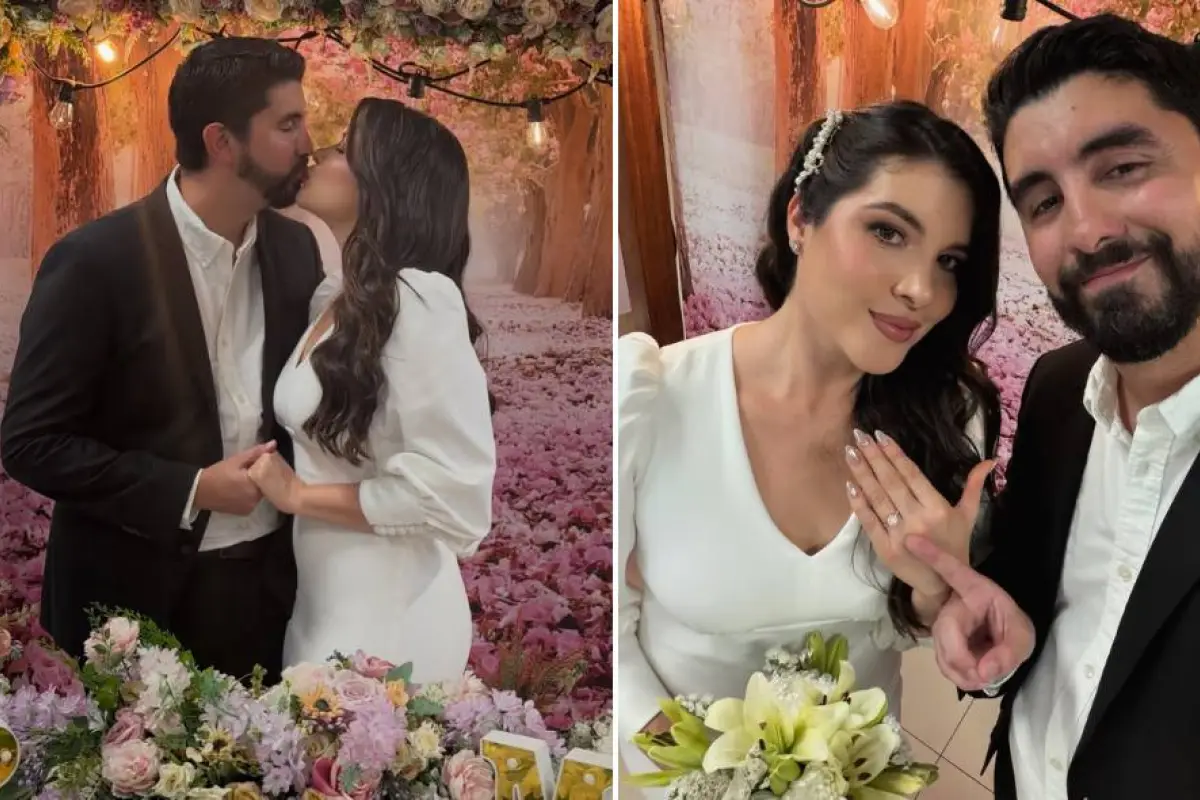 Daniela Cepeda y Andrés Ponce se casaron tras cuatro años de relación. 
