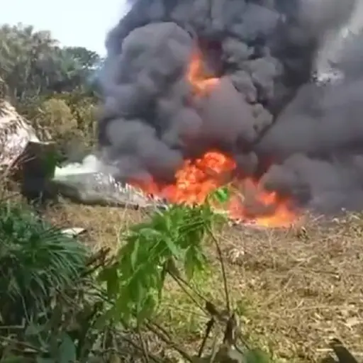 Tragedia en Colombia: Avión militar se estrelló causando la muerte de más de 50 personas