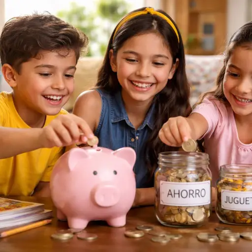 Juegos y dinámicas impulsan el ahorro en niños desde el hogar