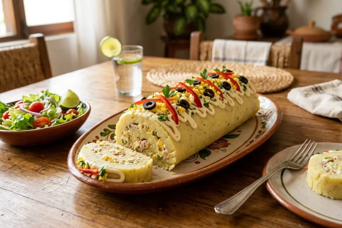El brazo gitano es una entrada perfecta para una reunión familiar. 
