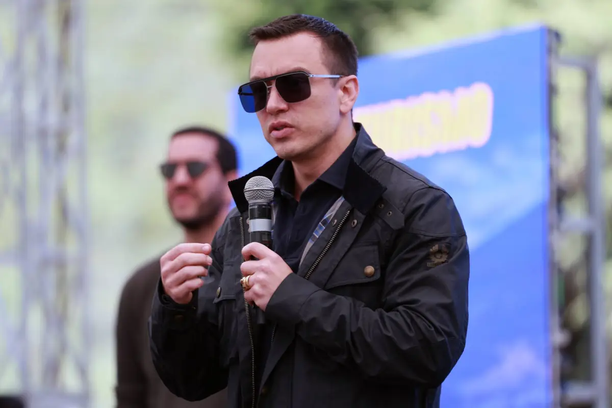 daniel Noboa se refirió a la vinculación de personas sospechosas de actividades ilícitas en la política., Presidencia de Ecuador.
