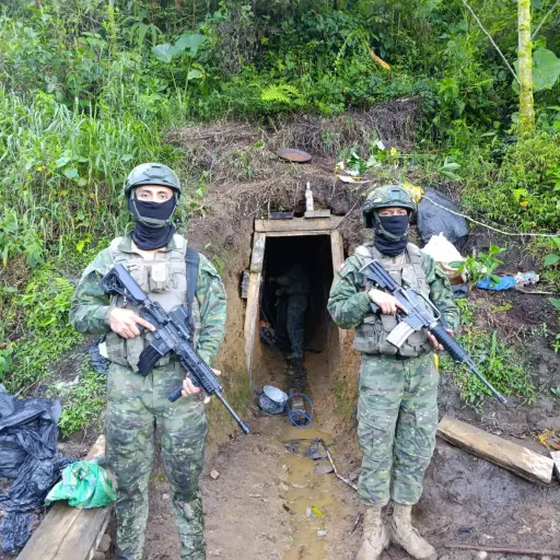En Tulcán inhabilitaron túneles, bocaminas y destruyeron maquinaria destinada a la minería ilegal