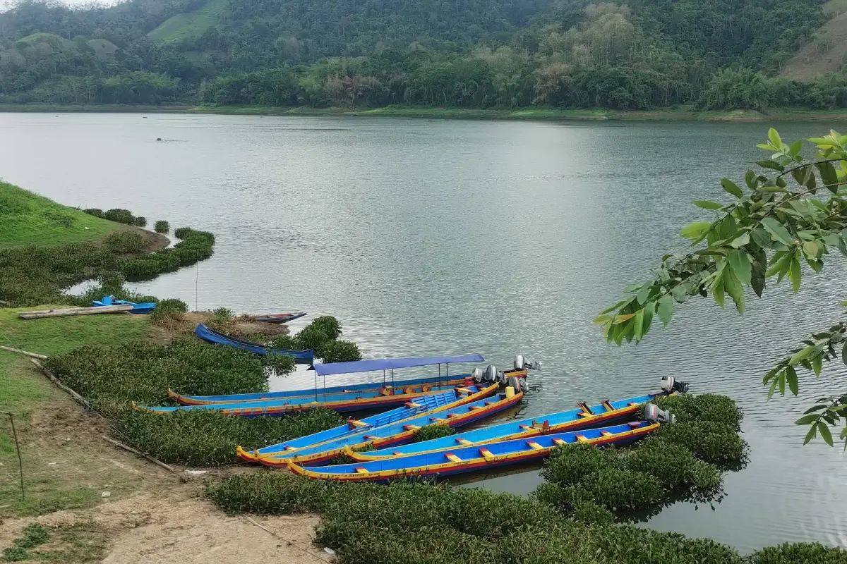 La represa Poza Honda, en la parroquia Honorato Vásquez, en el cantón Santa Ana, Miguel Cedeño