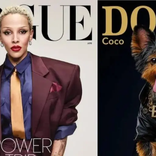 Disputa legal enfrenta a Vogue y Dogue una revista de moda canina en Estados Unidos