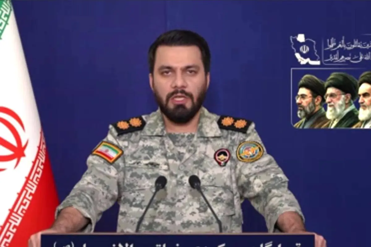 El portavoz de las Fuerzas Armadas iraníes, Ebrahim Zolfaqari.