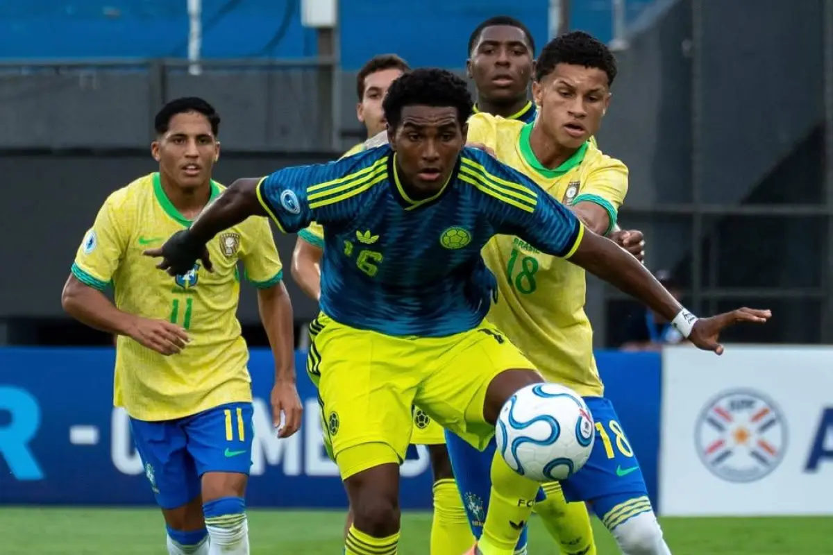 Colombia goleó a Brasil en la semifinales del Sudamericano SuB-17