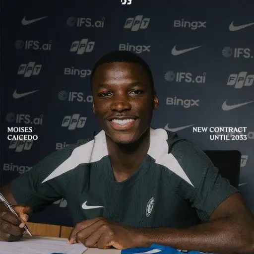 Moisés Caicedo renueva con Chelsea y refuerza su rol como figura clave en la Premier League