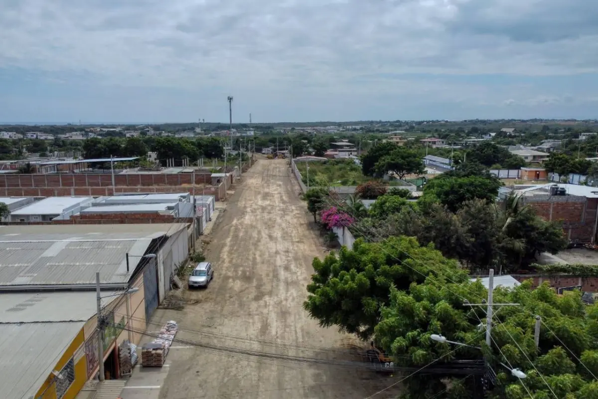 Una vista panorámica de Villamarina, espacio que reclama el cantón Jaramijó., El Diario