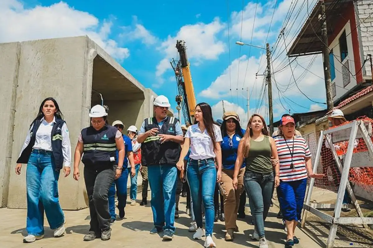 Así avanza la obra que promete reducir inundaciones históricas en el norte de Guayaquil