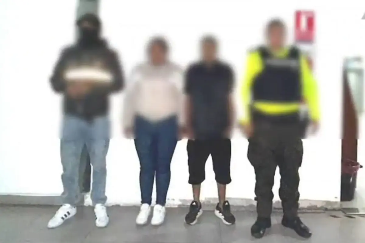 Parte de los detenidos durante los operativos realizados en tres provincias., Captura de video