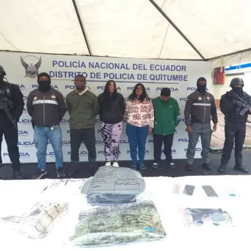 Desmantelan banda de delincuentes en Latacunga tras meses de investigación policial