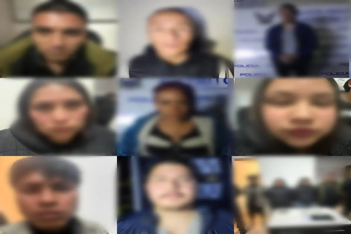 Parte de los 40 detenidos que dejó el operativo Apolo 18., Cortesía