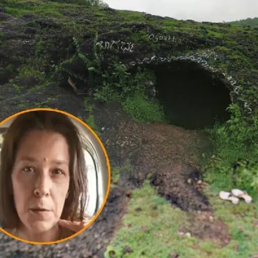 Nina Kutina, la mujer rusa que en 2025 fue rescatada junto a sus dos hijas viviendo en una cueva en la India