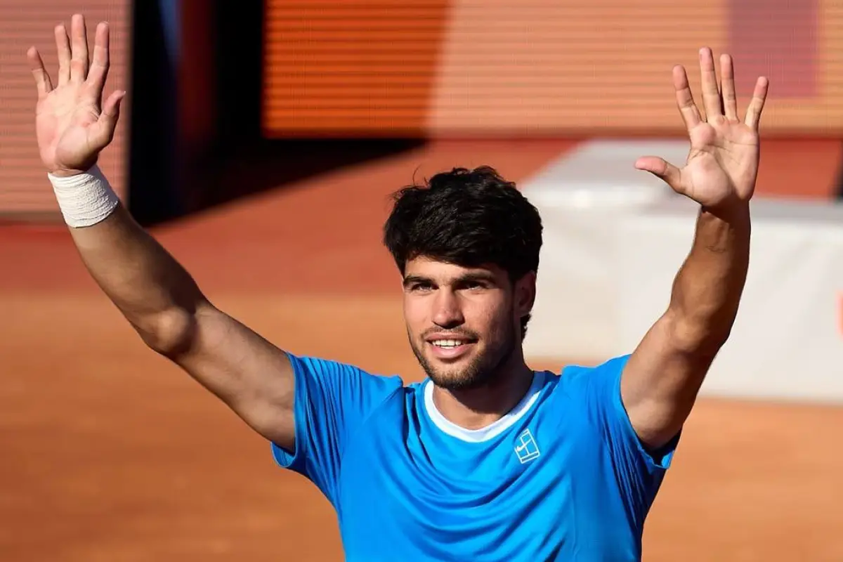 Carlos Alcaraz anuncia que es baja del Barcelona Open Banc Sabadell, por lesión
