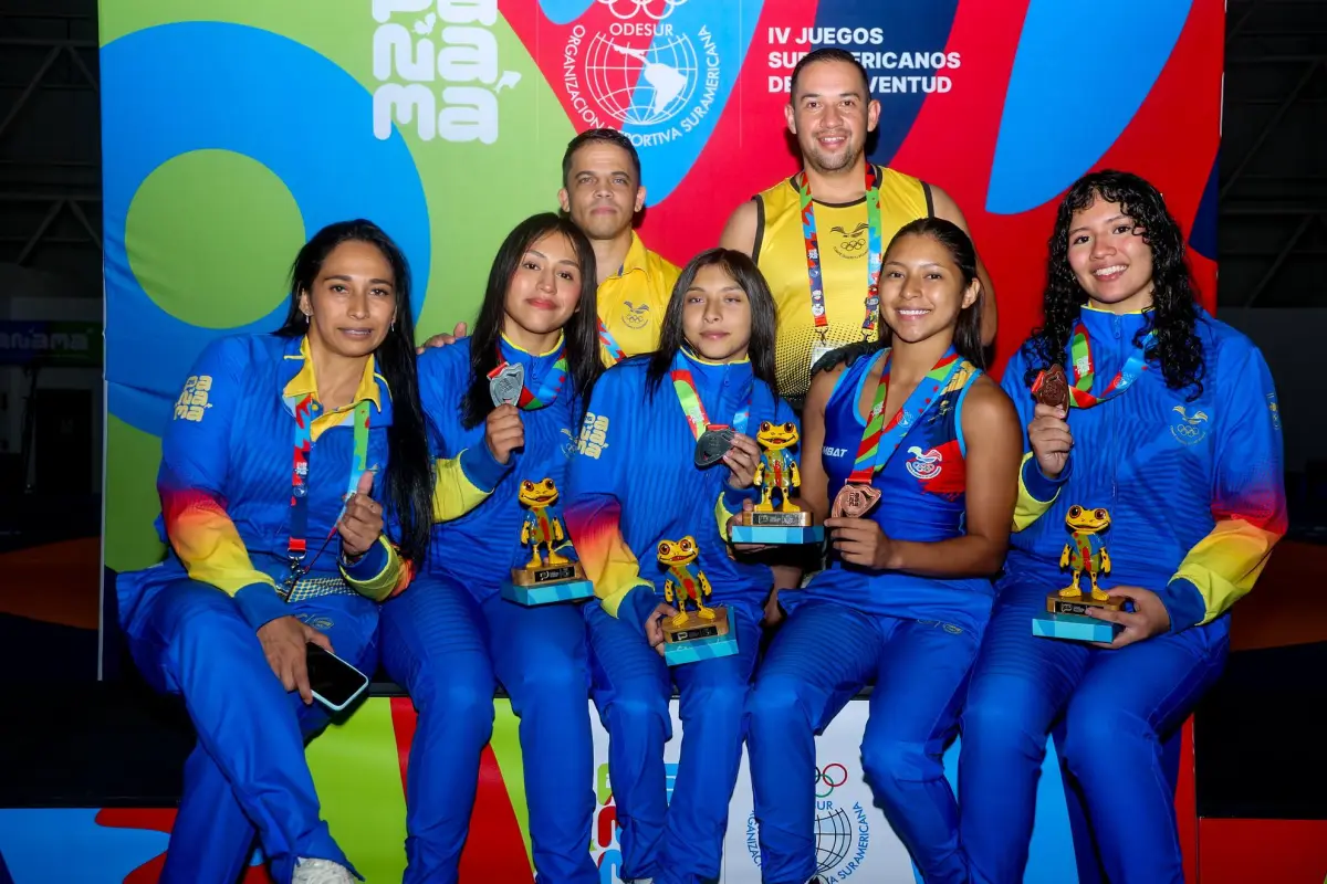 Luchadores han logrado varias medallas en los IV Juegos Suramericanos de la Juventud Panamá 2026
