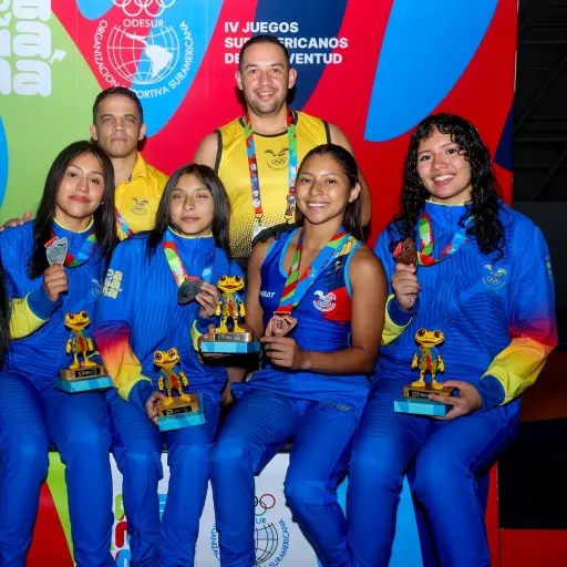 Ecuador suma preseas en lucha, judo y tenis de mesa en los IV Juegos Suramericanos de la Juventud