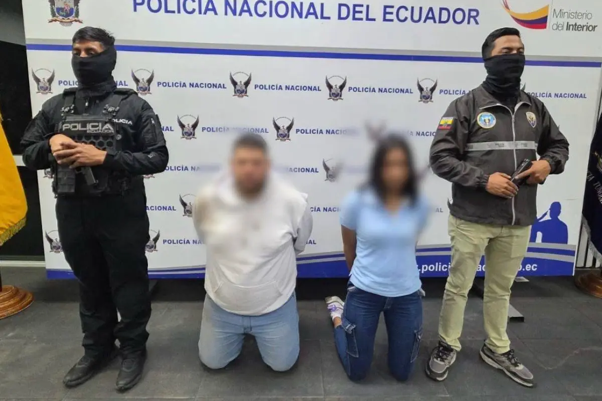 Los extranjeros fueron presentados por la Policía tras su captura., Cortesía