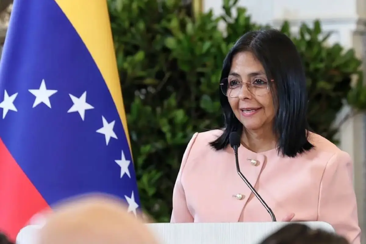 Delcy Rodríguez es la presidenta interina de Vennezuela, desde la captura de Nicolás Maduro., Foto: Agencias