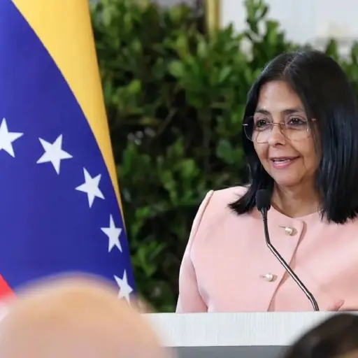 Delcy Rodríguez oficializa representación legal en Estados Unidos ante posible candidatura presidencial