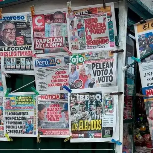 Elecciones en Perú: Fujimori pide orden democrático y López Aliaga suspender proclamación de los resultados 