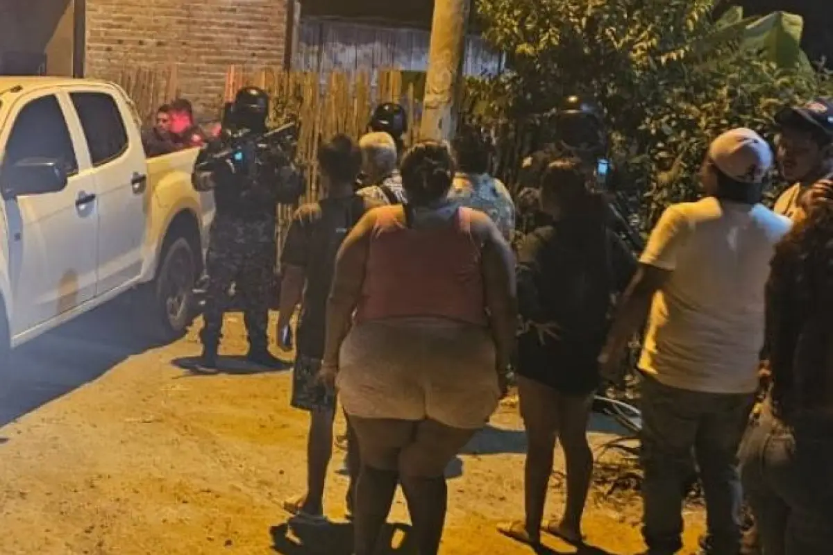 Agentes de la Policía Nacional llegaron al lugar de los hechos tras el ataque armado., Foto: Cortesía
