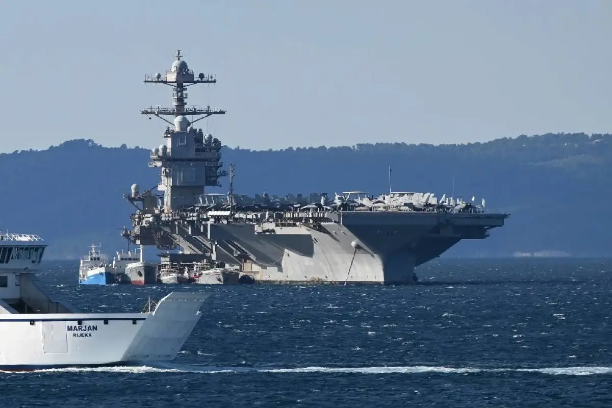 Como parte de la flota desplegada en Oriente Medio hay un portaaviones de Estados Unidos., Foto: Agencias