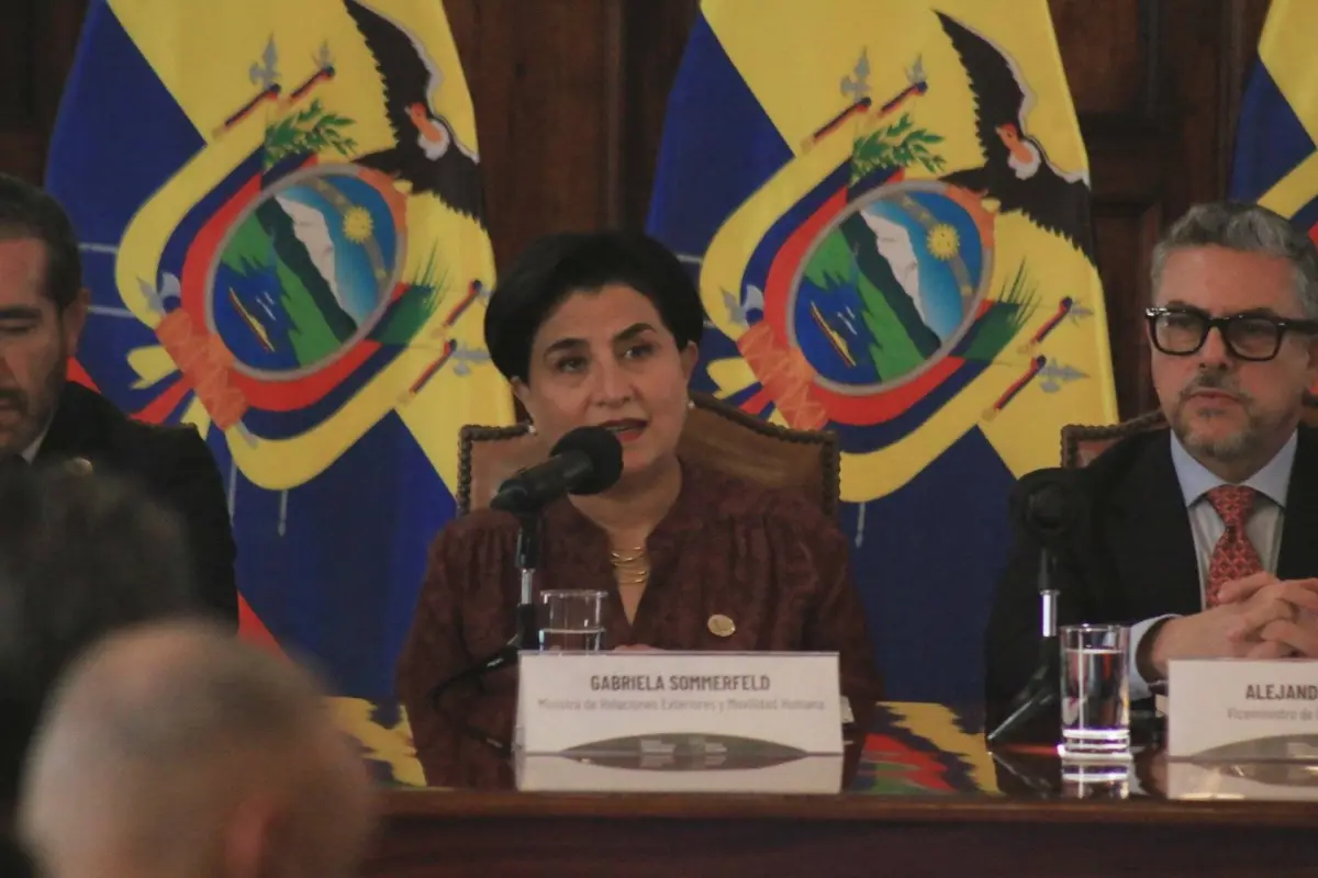 Gabriela Sommerfeld durante su rendición de cuentas., X: @gabisommerfeld