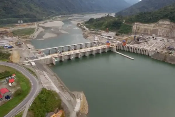 Central hidroeléctrica Coca Codo Sinclair en Ecuador.