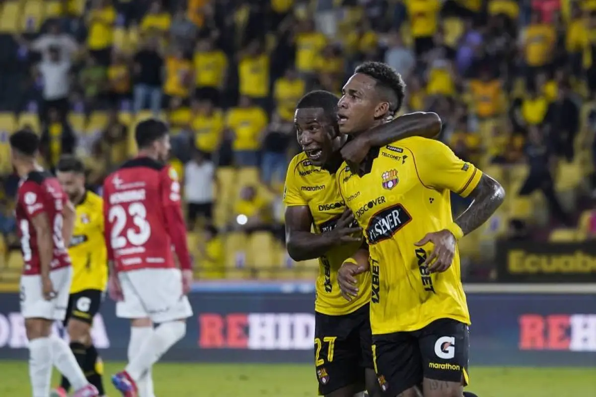 Barcelona SC ganó de local, pero lo hizo ante un reducido marco de público en el estadio Monumental Banco Pichincha., Foto: Apifoto