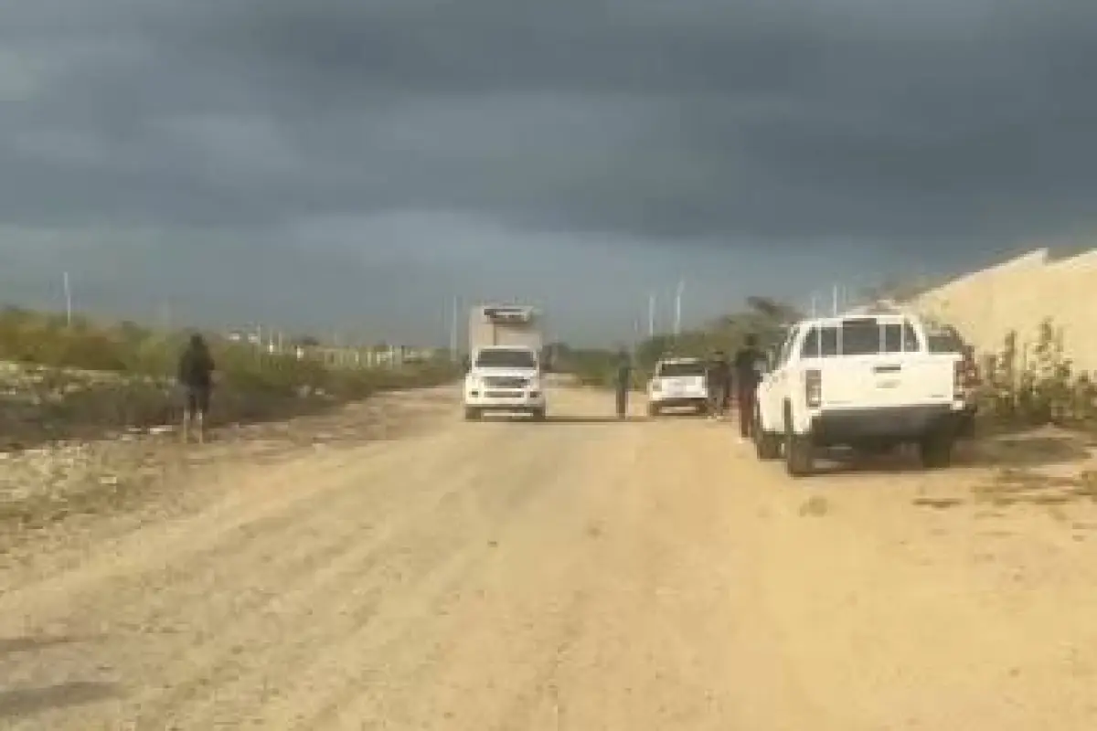 Doble asesinato en Manta hallan cuerpos con heridas de bala en la vía a la cantera.