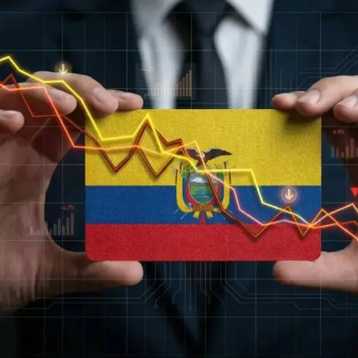 Riesgo país de Ecuador desciende a niveles históricos de confianza económica