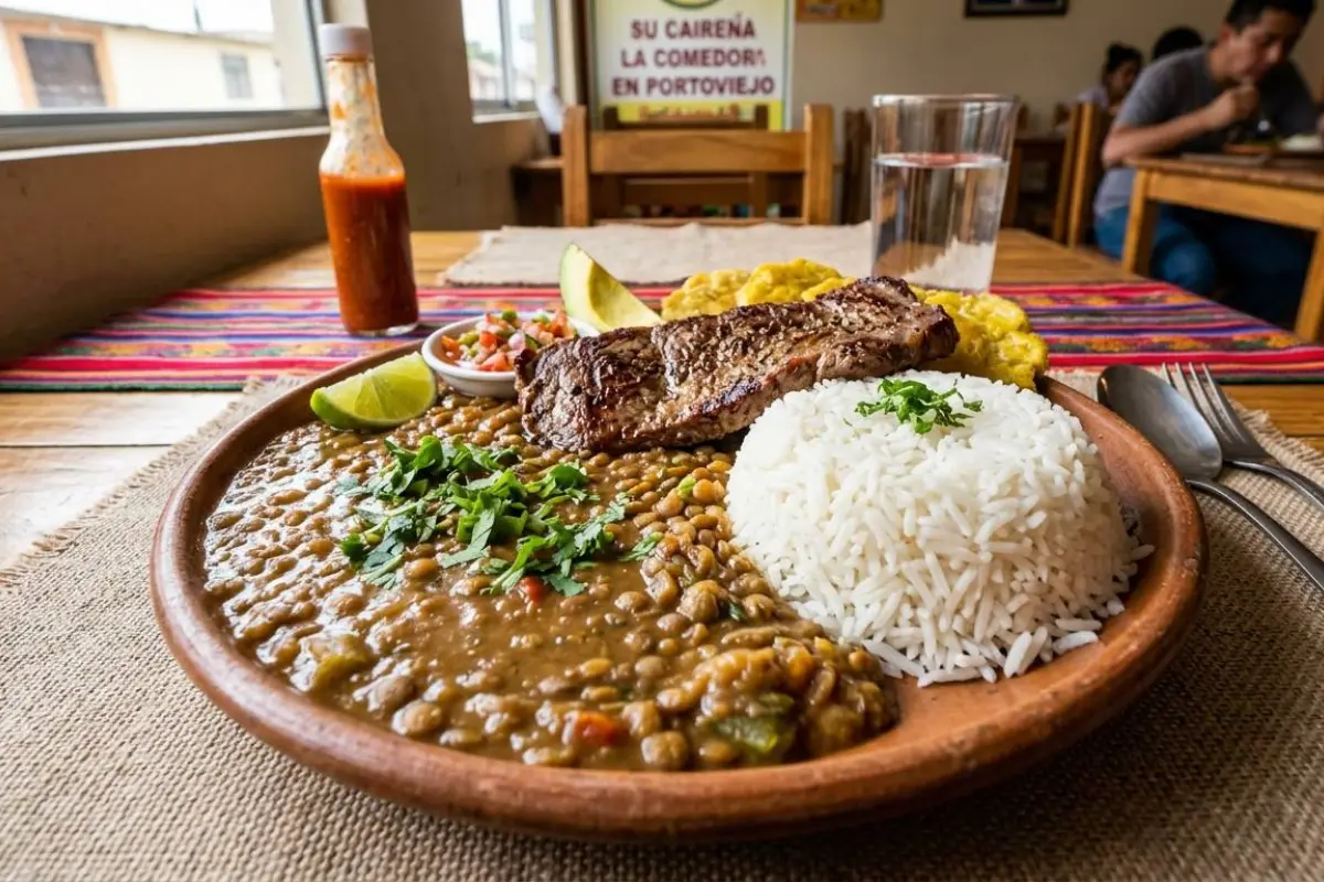 La menestra de lenteja es el acompañante ideal de las carnes asadas.