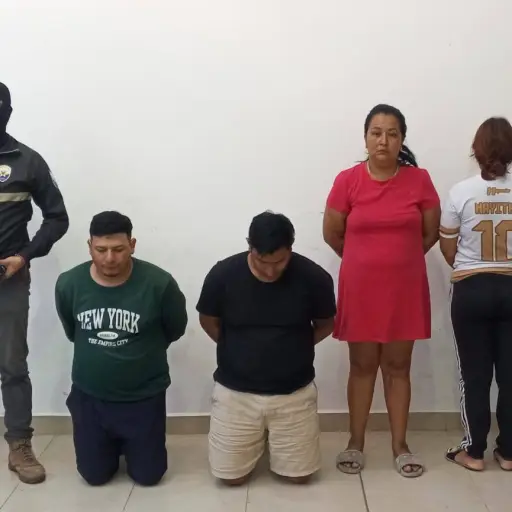 Tres detenidos y una menor de 14 años aislada tras operativo de la Policía Judicial en Chone