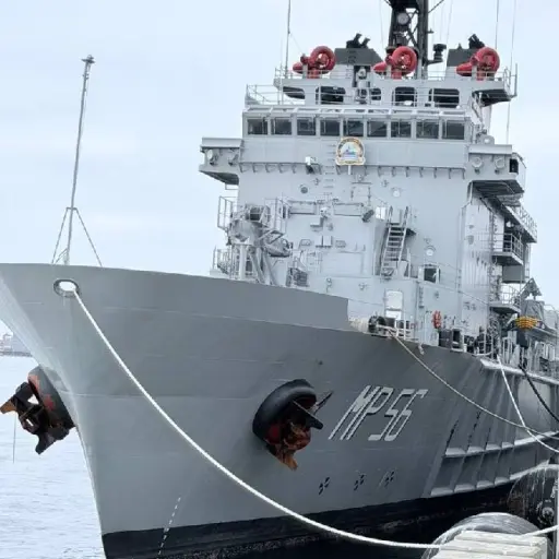 ¡Poderío naval! Así es el “mega buque” bélico que protegerá las costas de Ecuador