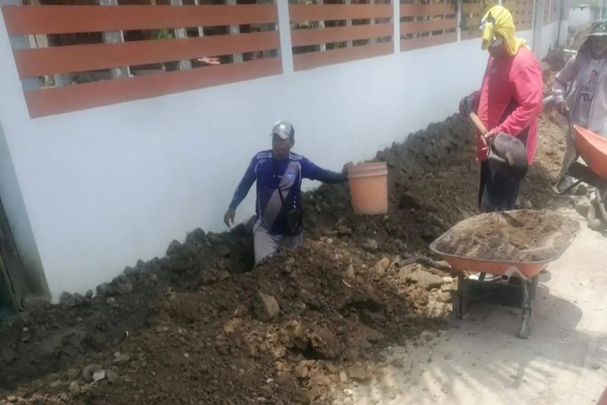 La ampliación de tuberías en la comunidad San Eloy, en Rocafuerte, Kiabeth Ugalde