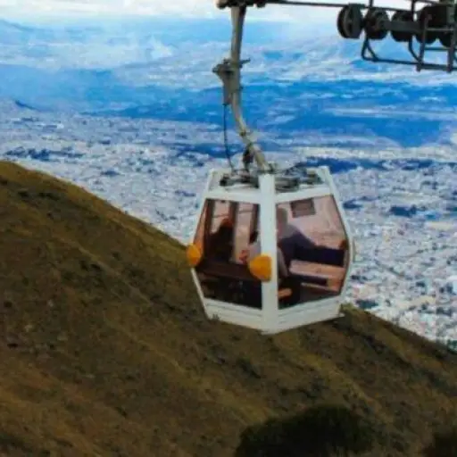 Lluvias intensas obligan a detener servicio del Teleférico de Quito este lunes