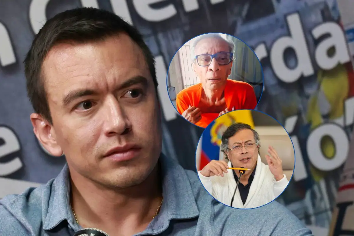 Daniel Noboa rechaza pedido de Gustavo Petro sobre liberación de Jorge Glas